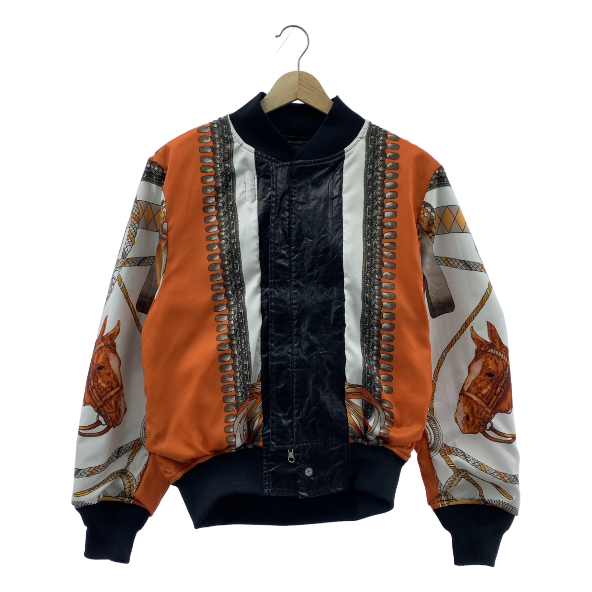 tao COMME des GARCONS / タオコムデギャルソン アジャスター ブルゾン ジャケット / 柄総裏地