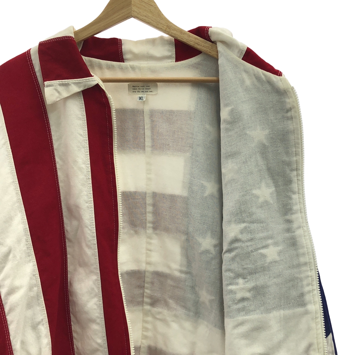 VINTAGE / ヴィンテージ古着 1990s 星条旗 ジップアップジャケット