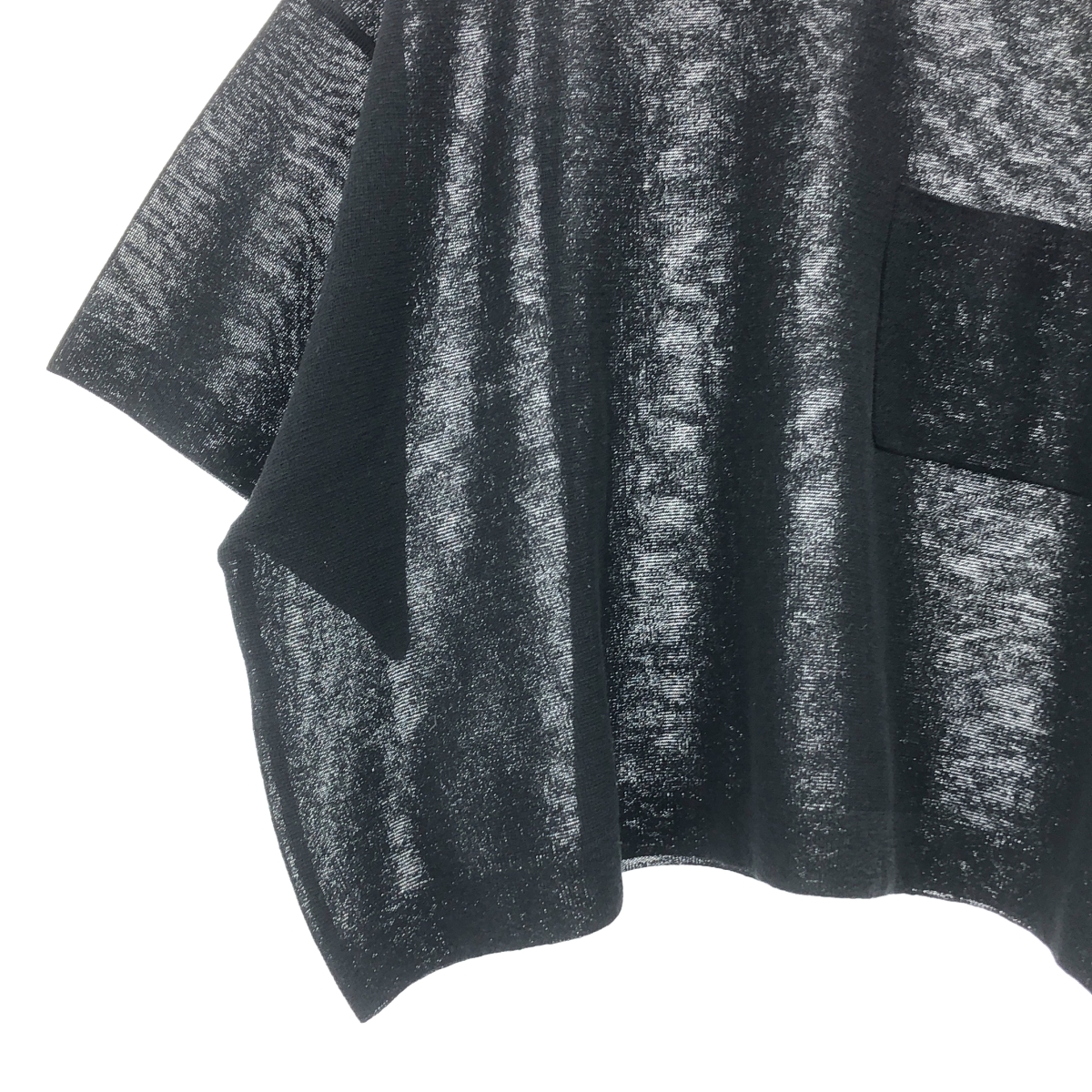 6(ROKU) BEAUTY&YOUTH / ロクビューティーアンドユース SHORT WIDE KNIT PULLOVER / ショートスリーブ ニットカットソー