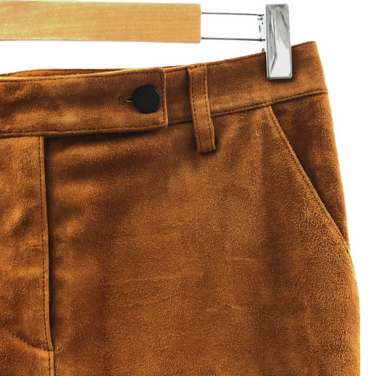 L'Appartement / アパルトモン Rawtus Leather Suede Maxi SK / ロウタス レザー スエード マキシ スカート