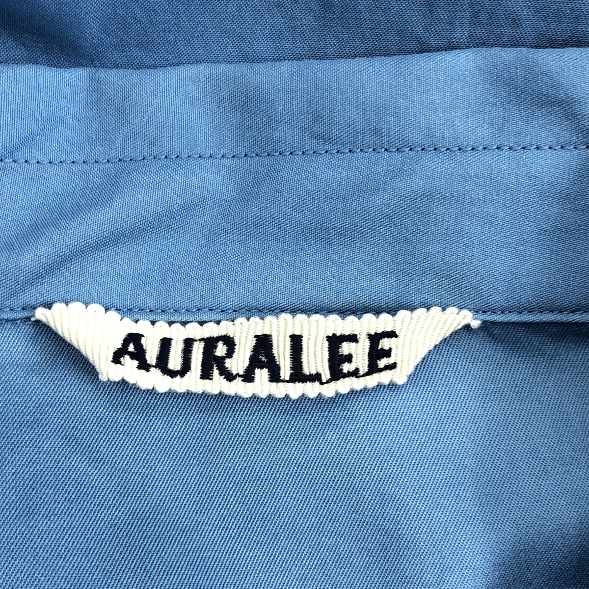 AURALEE / オーラリー WASHED FINX TWILL BIG SHIRT ウォッシュド フィンクス ツイル ビッグシャツ