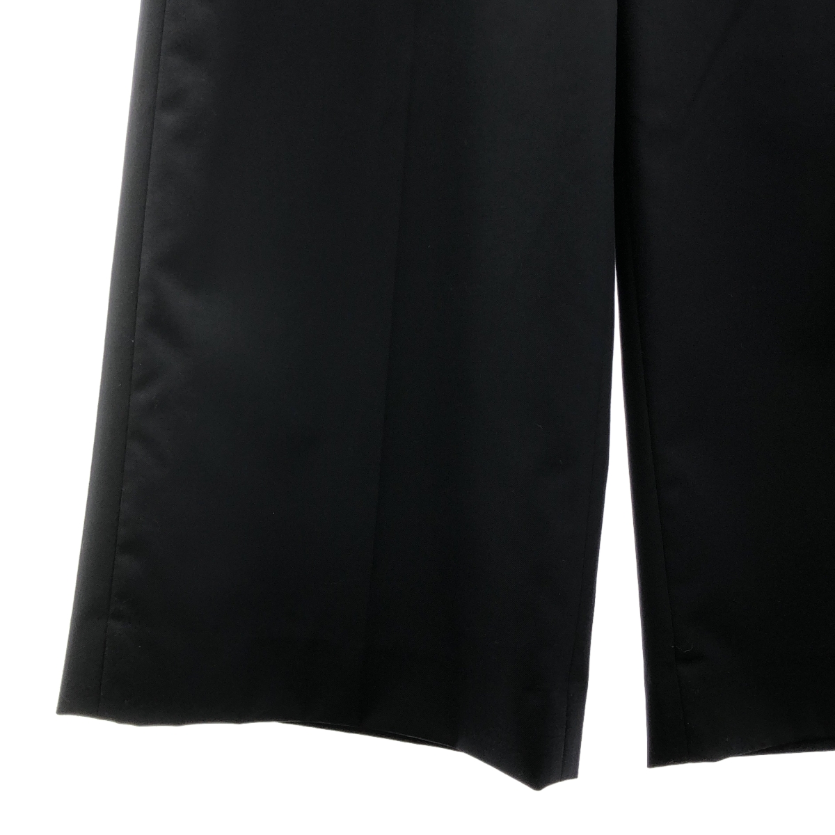 ebure / エブール ダブルアジャスター タック ワイド スラックス パンツ