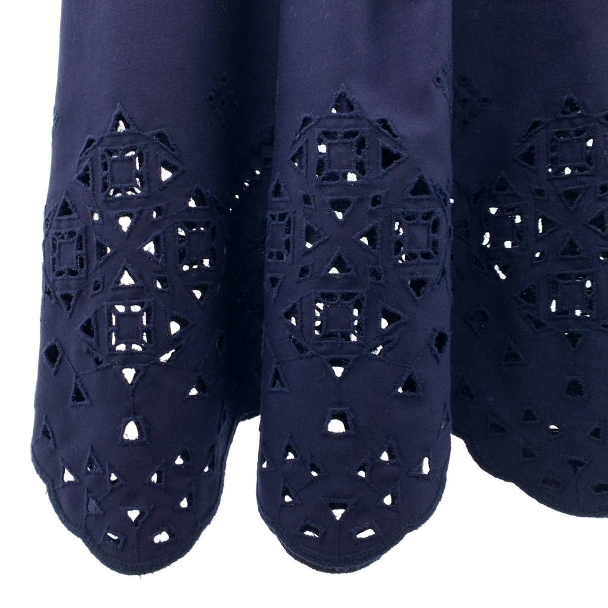 PLAIN PEOPLE / プレインピープル カットワークレース サイドジップ スカート