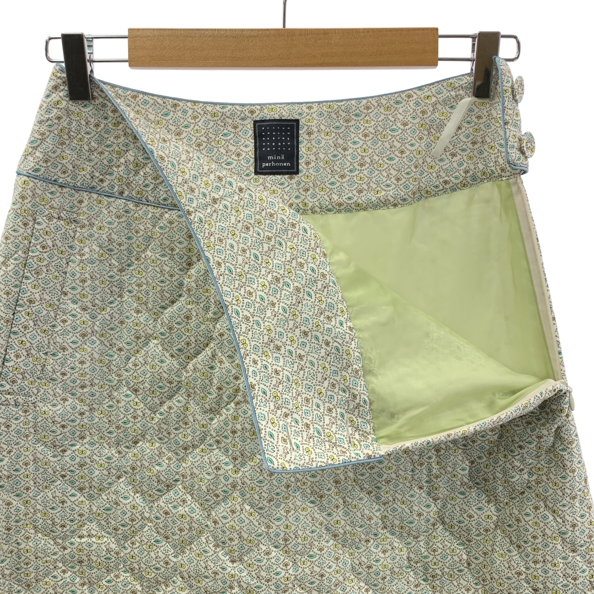 mina perhonen / ミナペルホネン forest wave フォレストウェーブ キルティングスカート