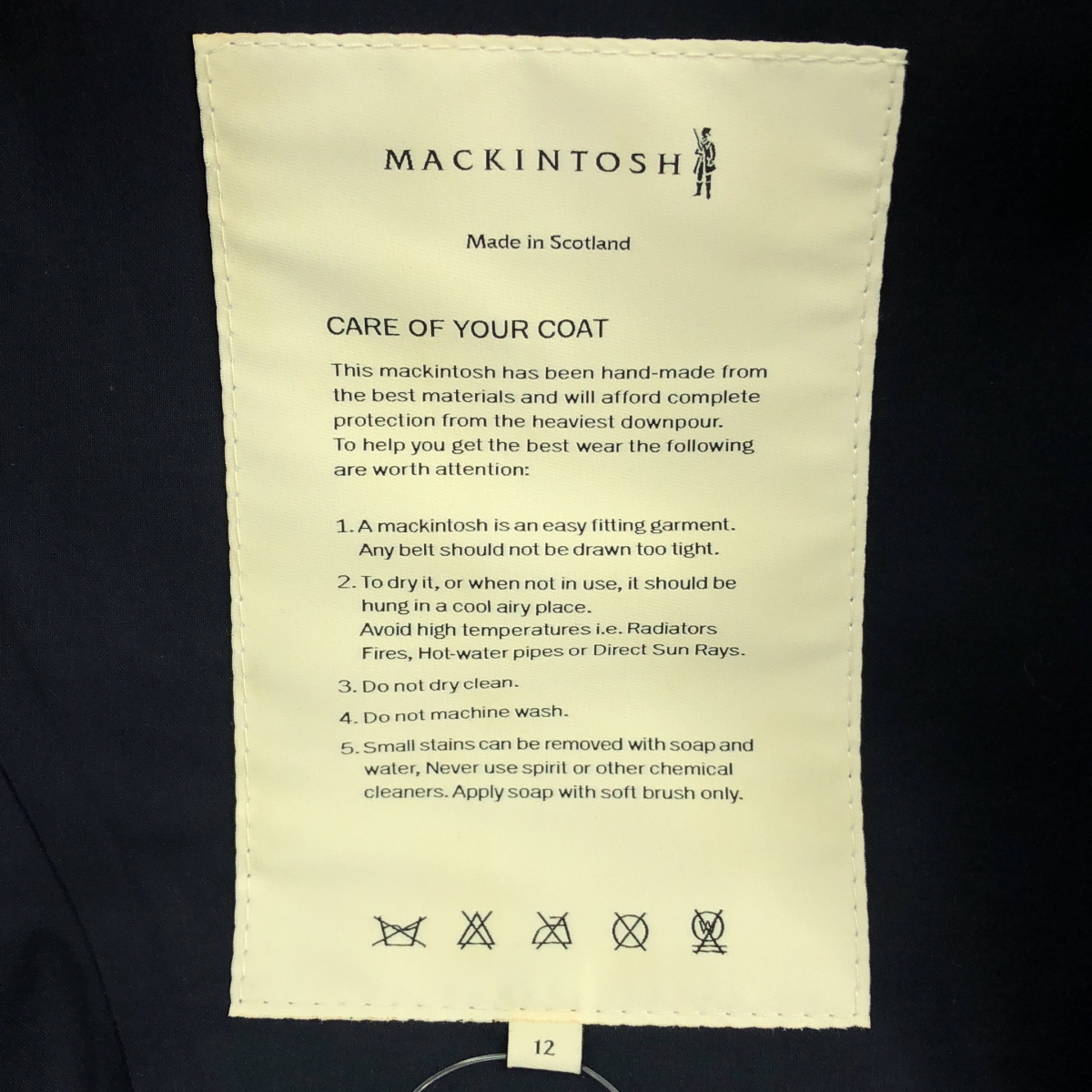 MACKINTOSH / マッキントッシュ ゴム引きフーデッドコート