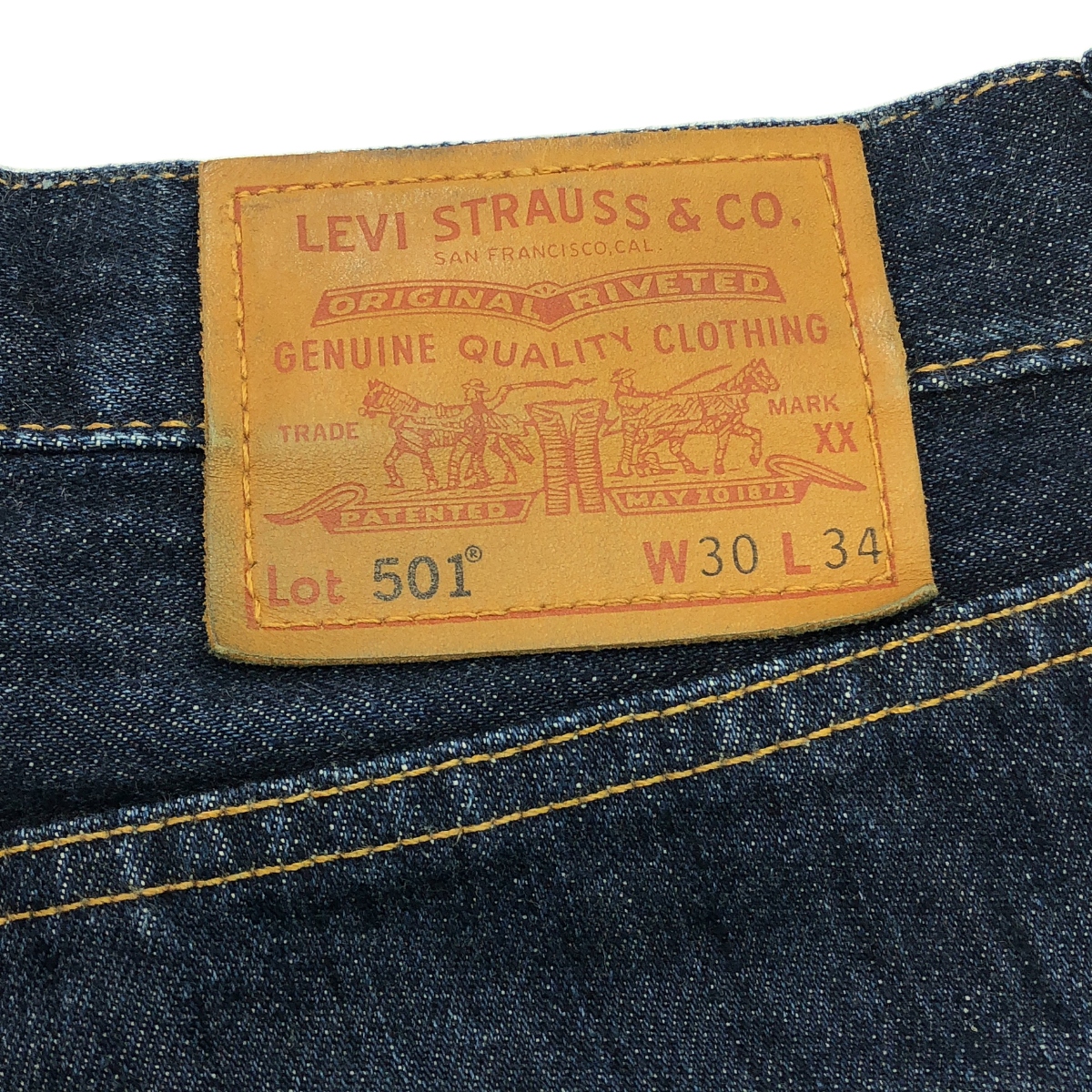 Levi's / リーバイス 501 MADE IN THE USA ONE WASH ワンウォッシュ デニムパンツ アメリカ製