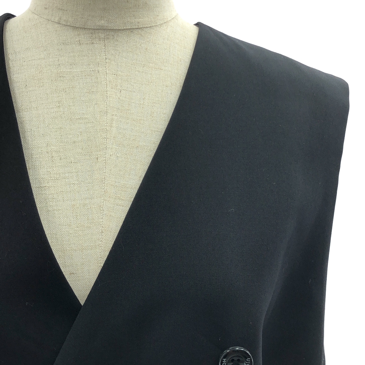 UJOH / ウジョー Cord & Belt Dress コード ダブルボタン ジレ ワンピース