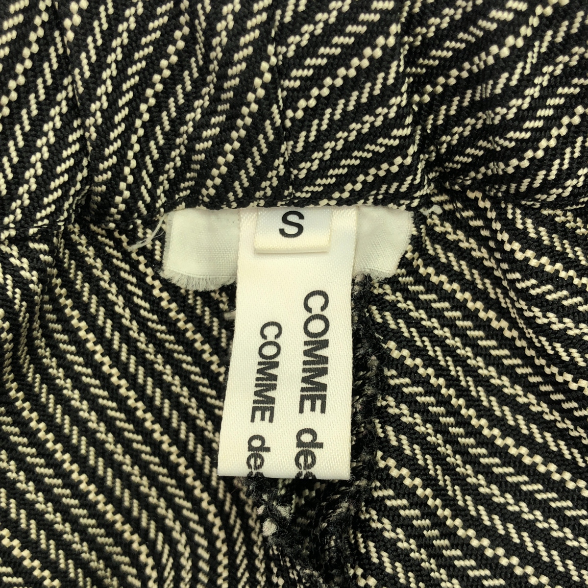 COMME des GARCONS COMME des GARCONS / コムコム 斜めストライプ 再構築 イージーパンツ