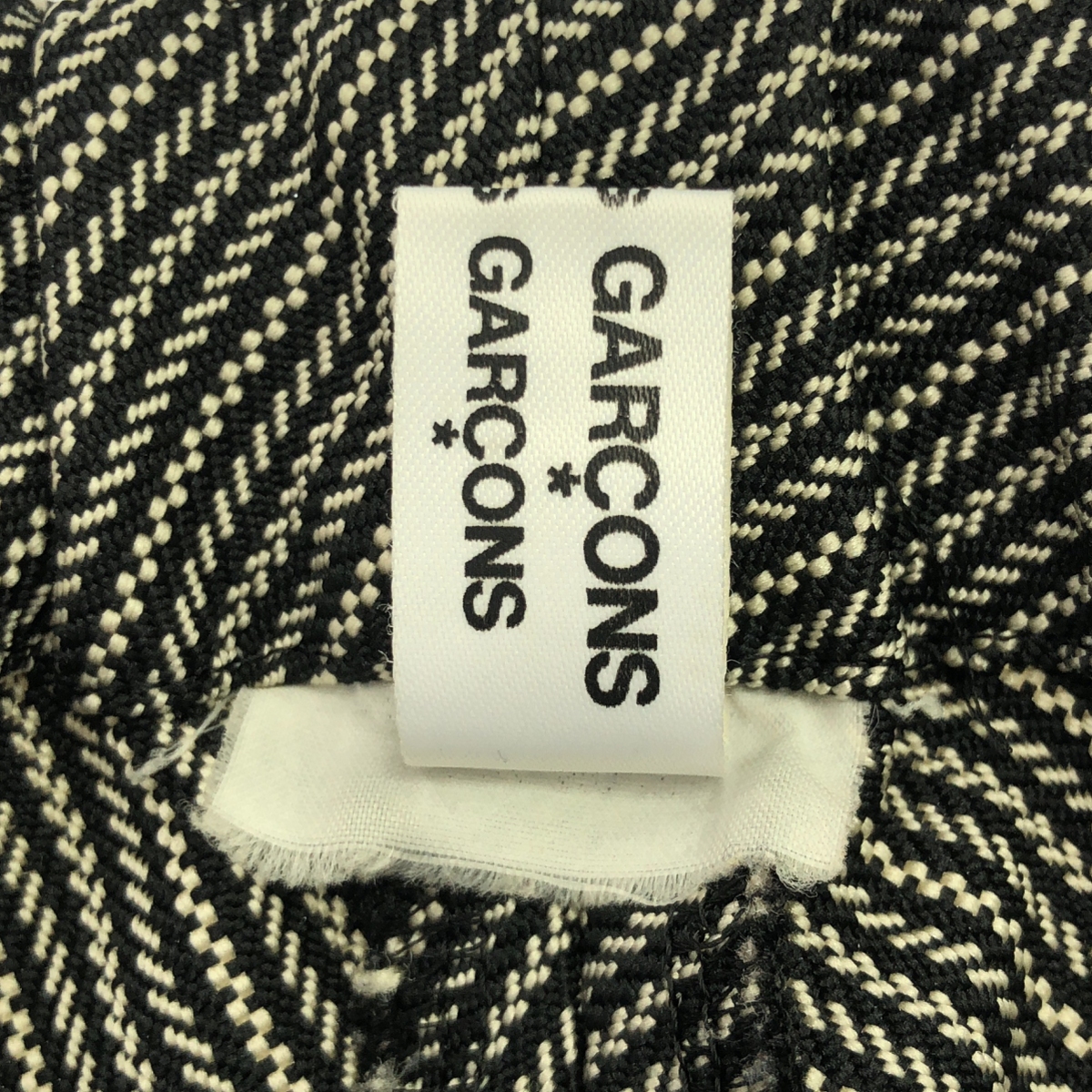 COMME des GARCONS COMME des GARCONS / コムコム 斜めストライプ 再構築 イージーパンツ