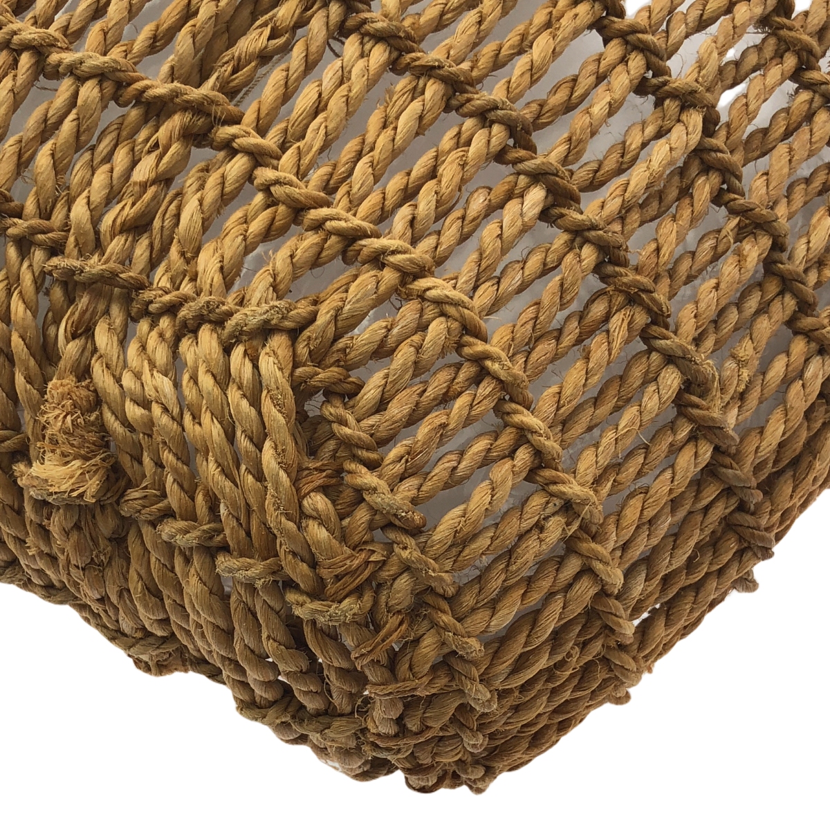 F/style / エフスタイル シナの縄の巾着バッグ (M)  シナ織 手提げ カゴバッグ