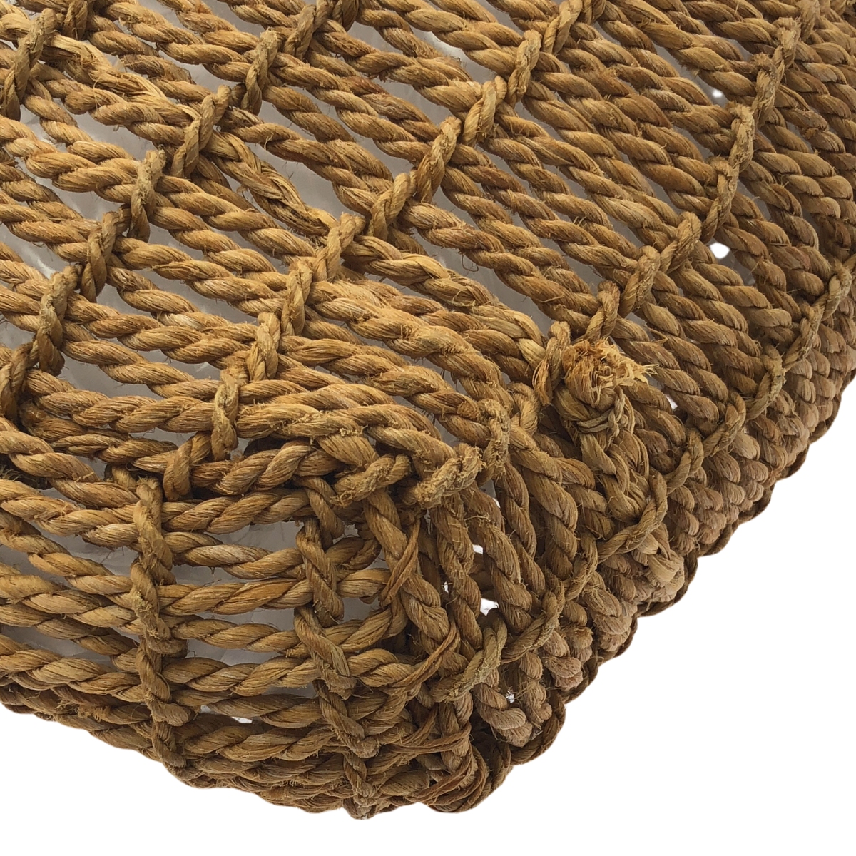 F/style / エフスタイル シナの縄の巾着バッグ (M)  シナ織 手提げ カゴバッグ