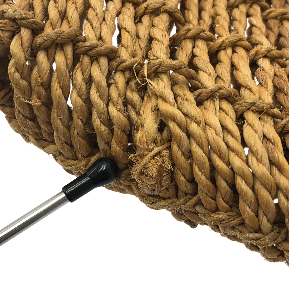 F/style / エフスタイル シナの縄の巾着バッグ (M)  シナ織 手提げ カゴバッグ