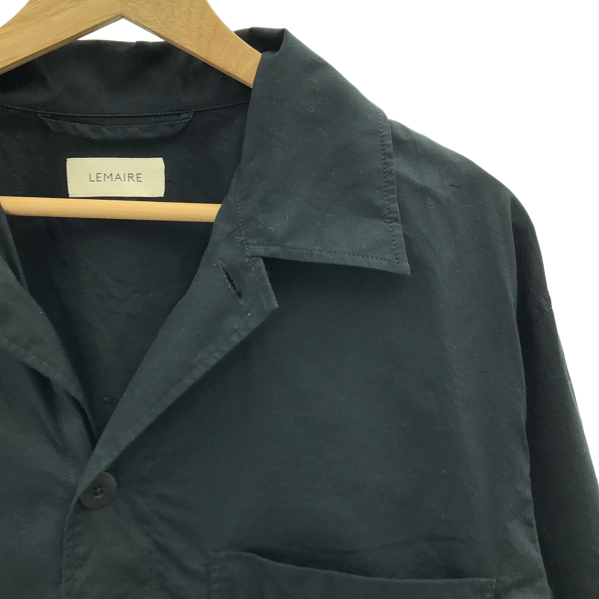 LEMAIRE / ルメール PYJAMA SHIRT コットンポプリン パジャマシャツ