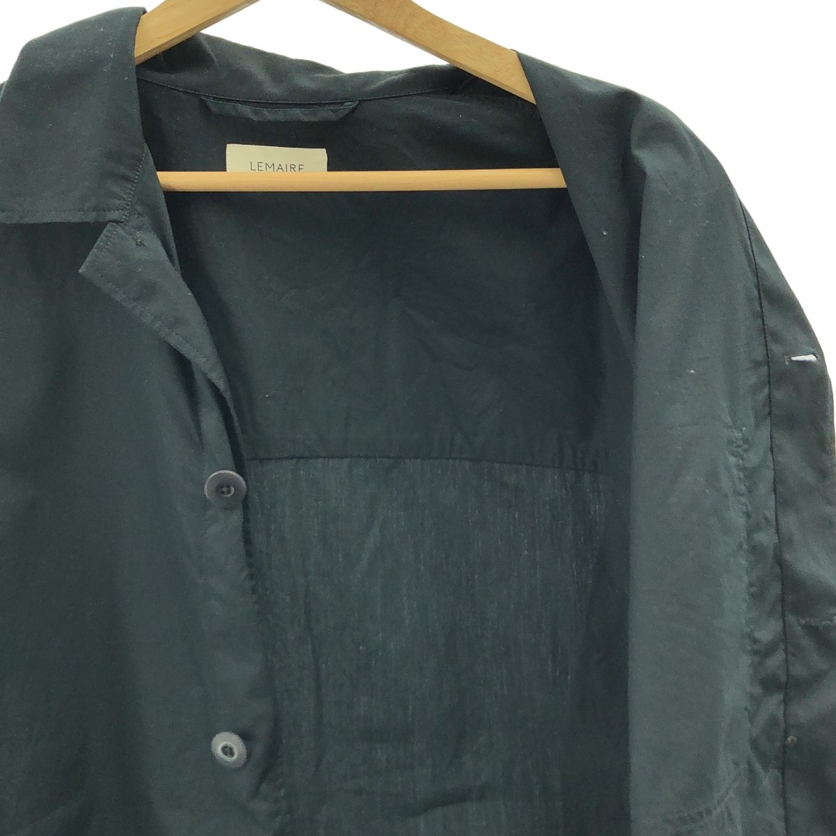 LEMAIRE / ルメール PYJAMA SHIRT コットンポプリン パジャマシャツ