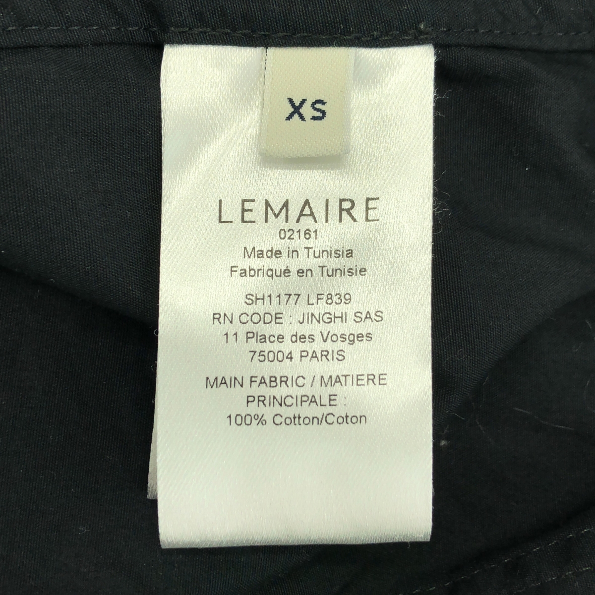LEMAIRE / ルメール PYJAMA SHIRT コットンポプリン パジャマシャツ