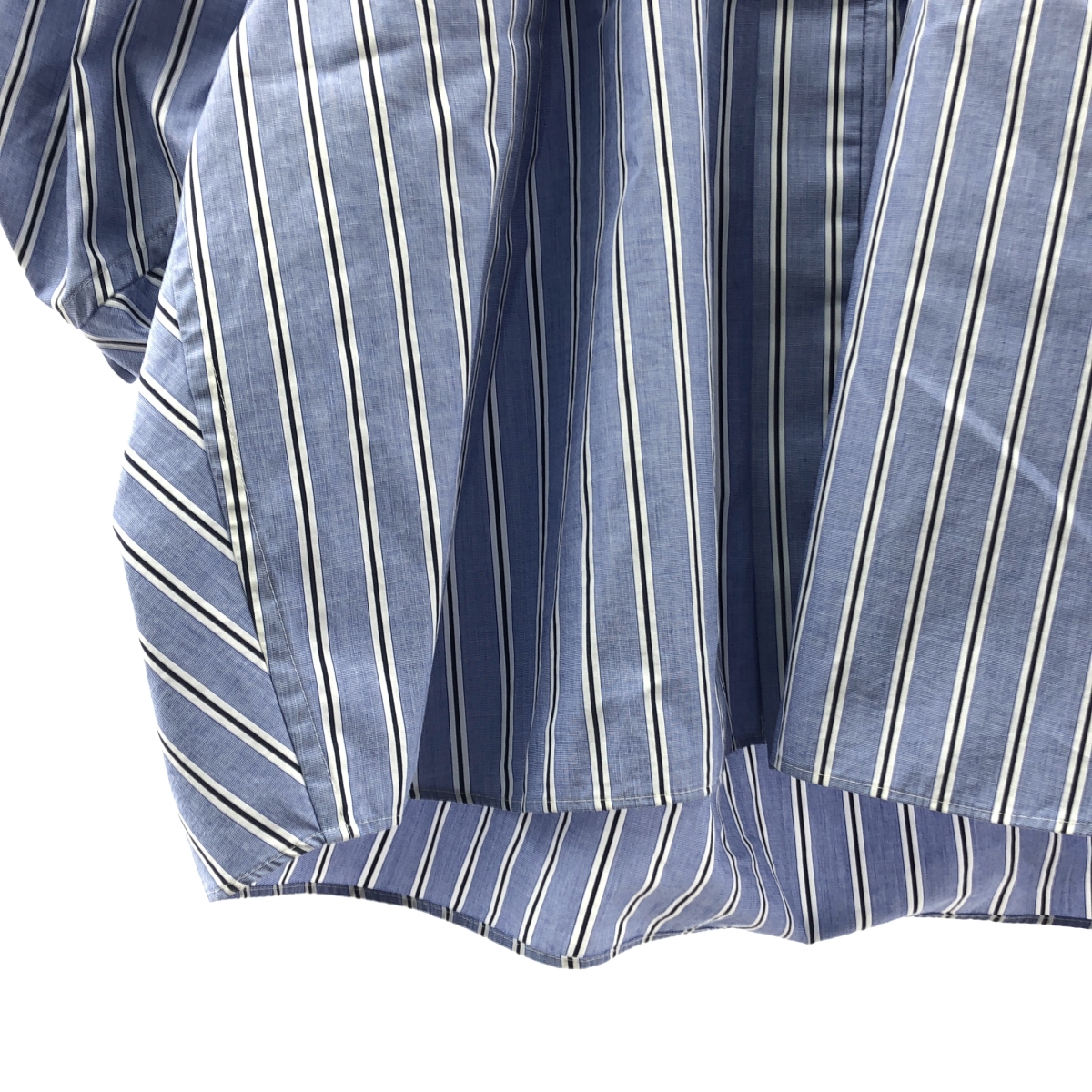 sacai / サカイ Cotton Poplin Shirt コットン ストライプ パフスリーブ シャツ