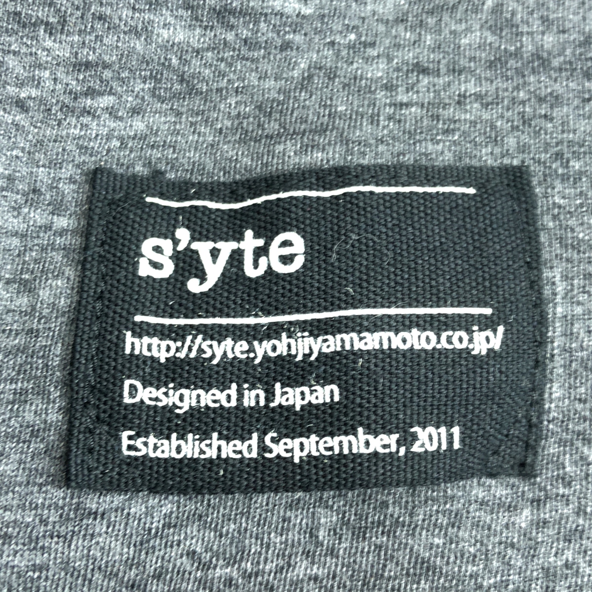 S'YTE YOHJI YAMAMOTO / サイトヨウジヤマモト バイカラー リバーシブル ガウンコート ジャケット