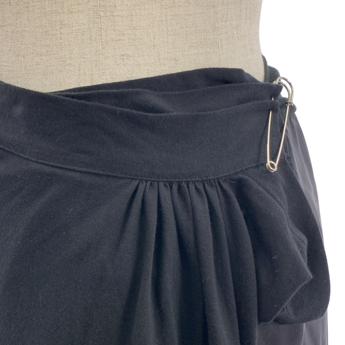 Y's / ワイズヨウジヤマモト コットン 切替 巻きスカート