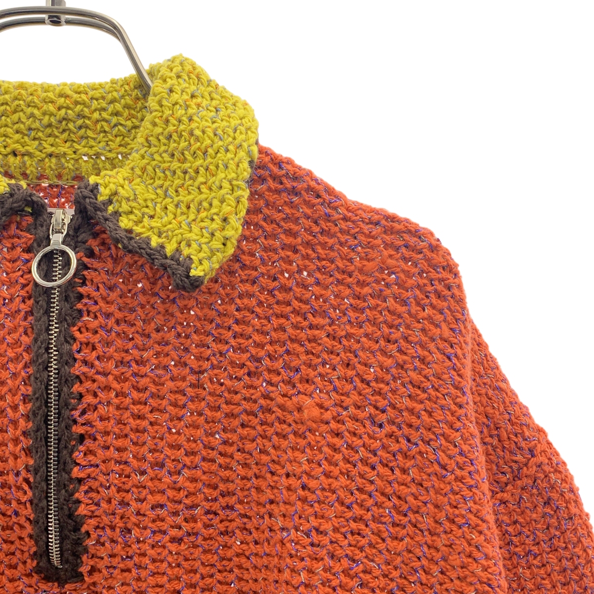 JOHN MASON SMITH / ジョンメイソンスミス 3G KNIT HALF ZIP POLO SHIRT ハーフジップ ニット ポロシャツ