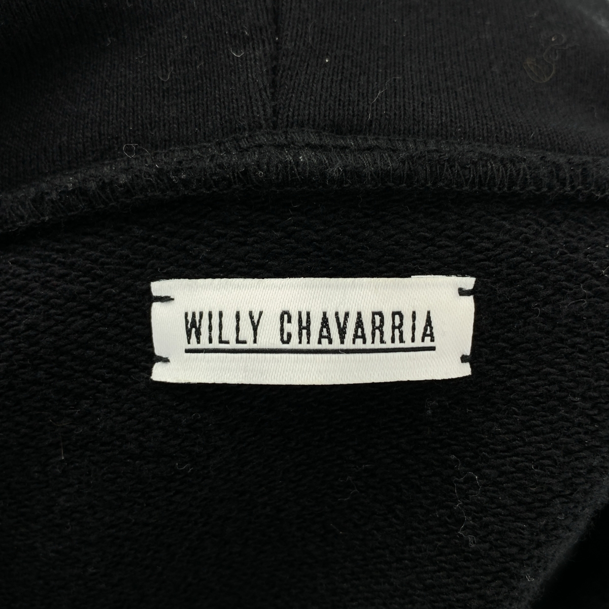 WILLY CHAVARRIA / ウィリーチャバリア コットン フーデッド トレーナー パーカ