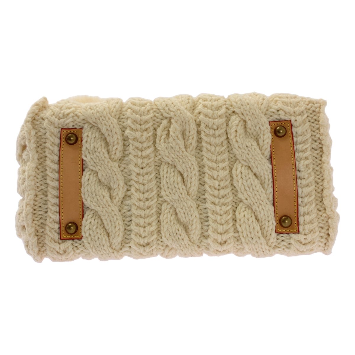 その他 NATURAL No.694 ムートン＆ケーブル編みバッグ (S)