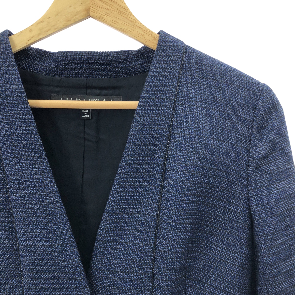 その他 セットアップ ツイード ノーカラー ジャケット / バックジップ スカート / 総裏地