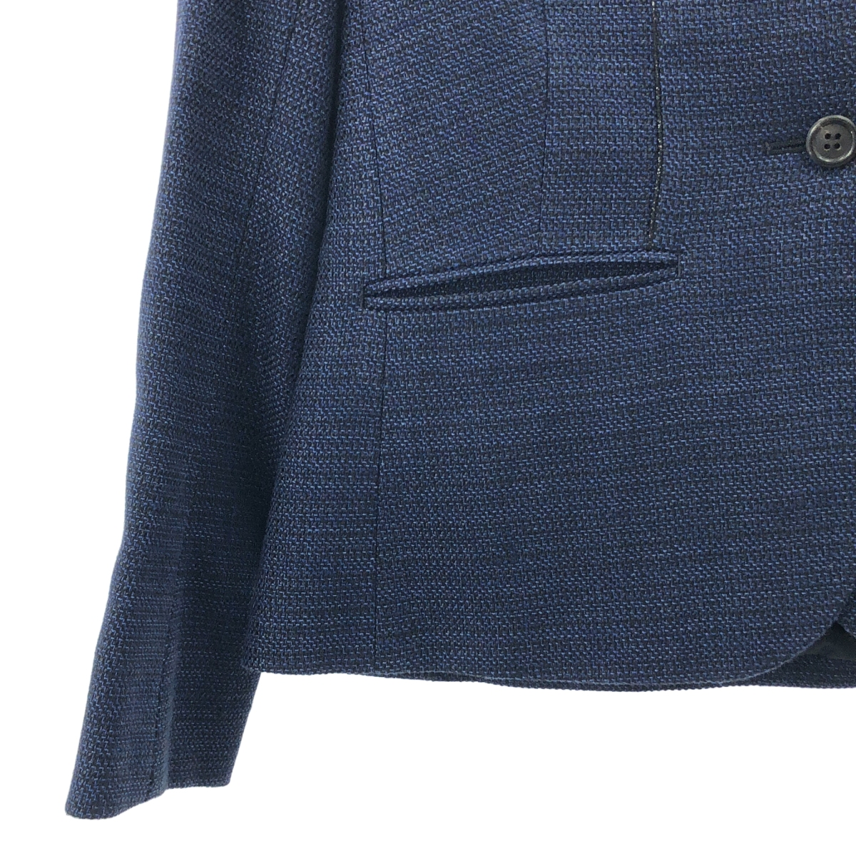 その他 セットアップ ツイード ノーカラー ジャケット / バックジップ スカート / 総裏地