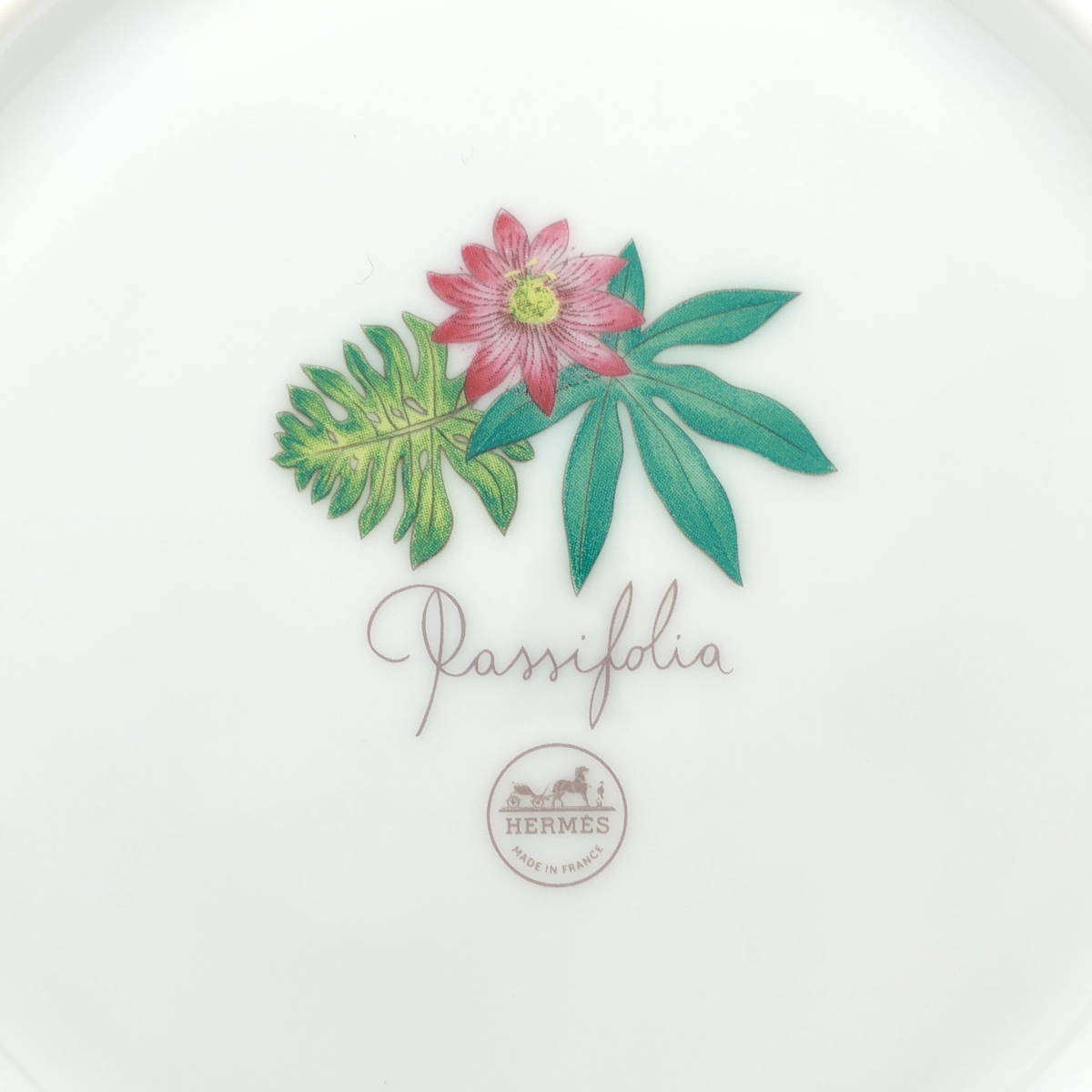 HERMES / エルメス パシフォリア 丸皿 2枚セット