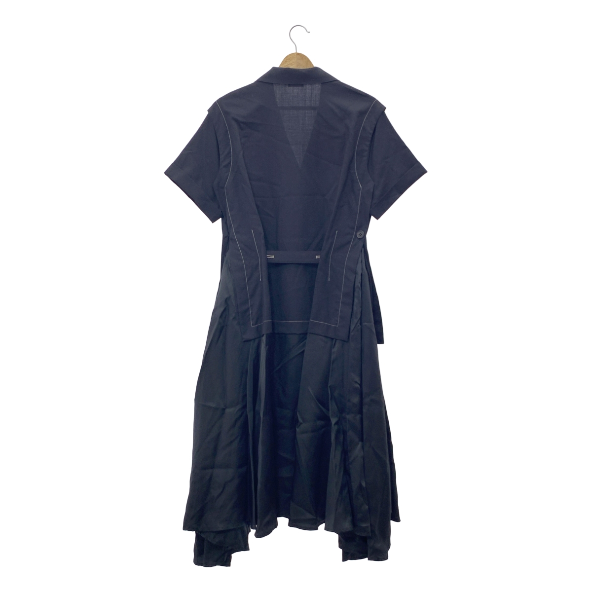 REKISAMI / レキサミ オープンカラー シャツワンピース