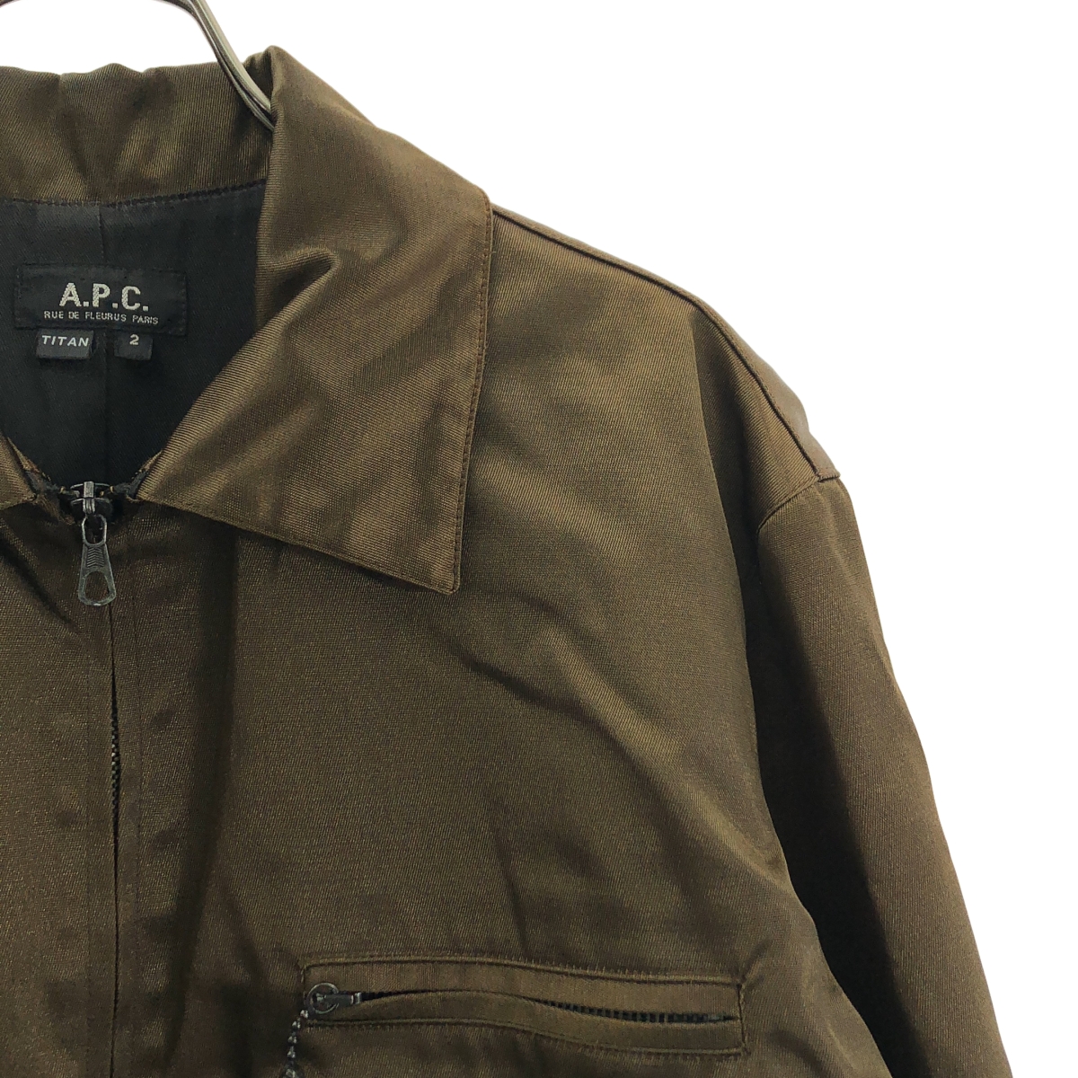 A.P.C. / アーペーセー ナイロン レーヨン スイングトップ ジャケット