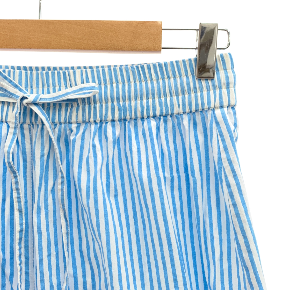 SZ Blockprints / エスゼットブロックプリント ストライプ ドローストリング ウエストゴム ワイド イージーパンツ