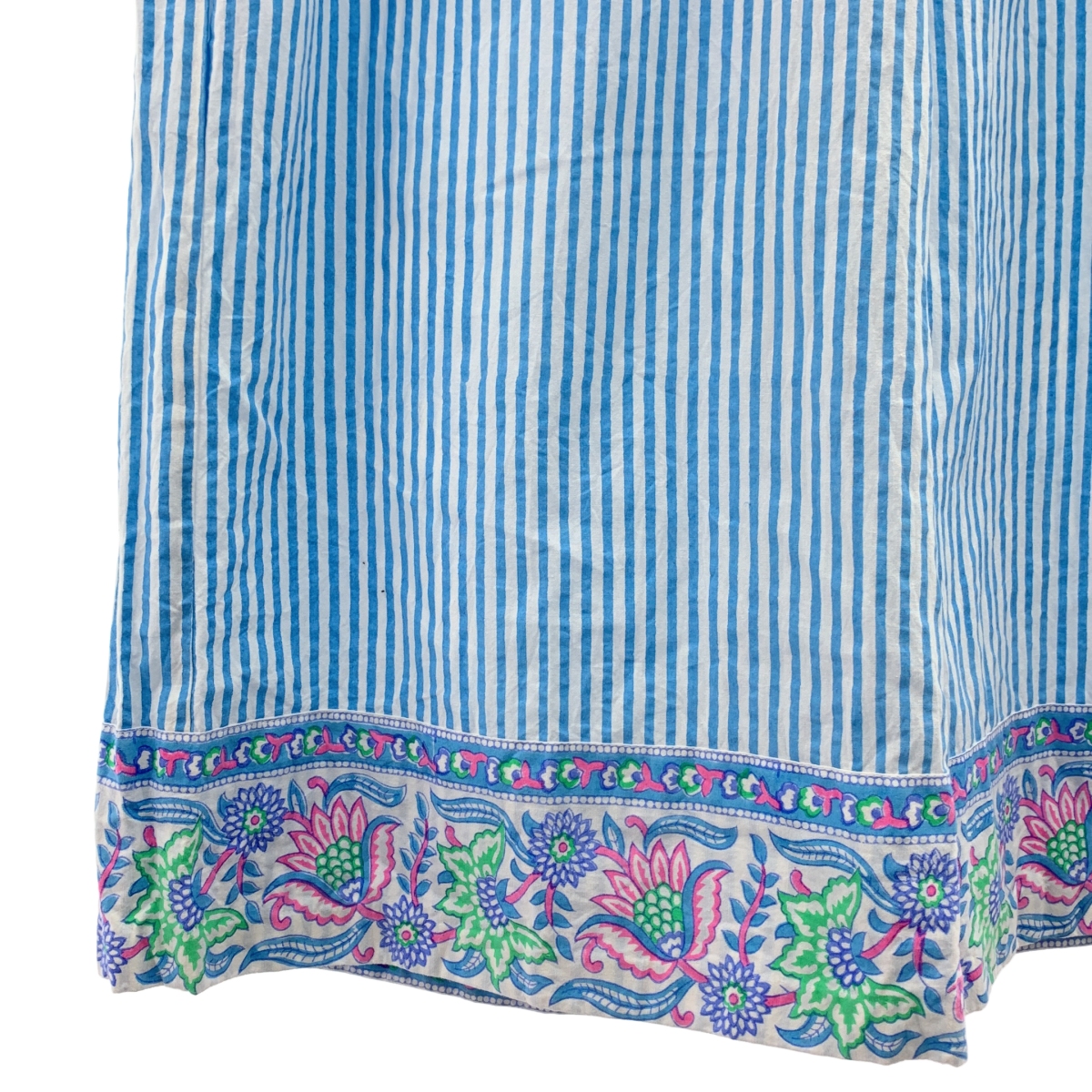 SZ Blockprints / エスゼットブロックプリント ストライプ ドローストリング ウエストゴム ワイド イージーパンツ