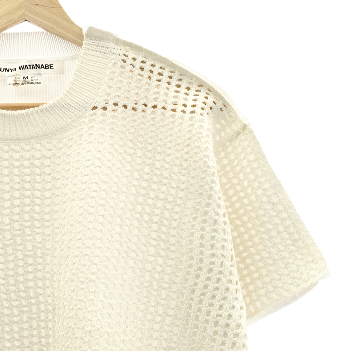 JUNYA WATANABE / ジュンヤワタナベ ダメージ加工 メッシュ Tシャツ