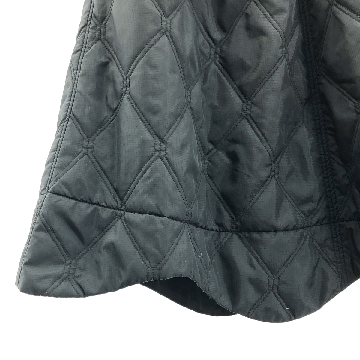 Ganni / ガニー Ripstop Quilt Wavy Hem Skirt キルティング ロングスカート