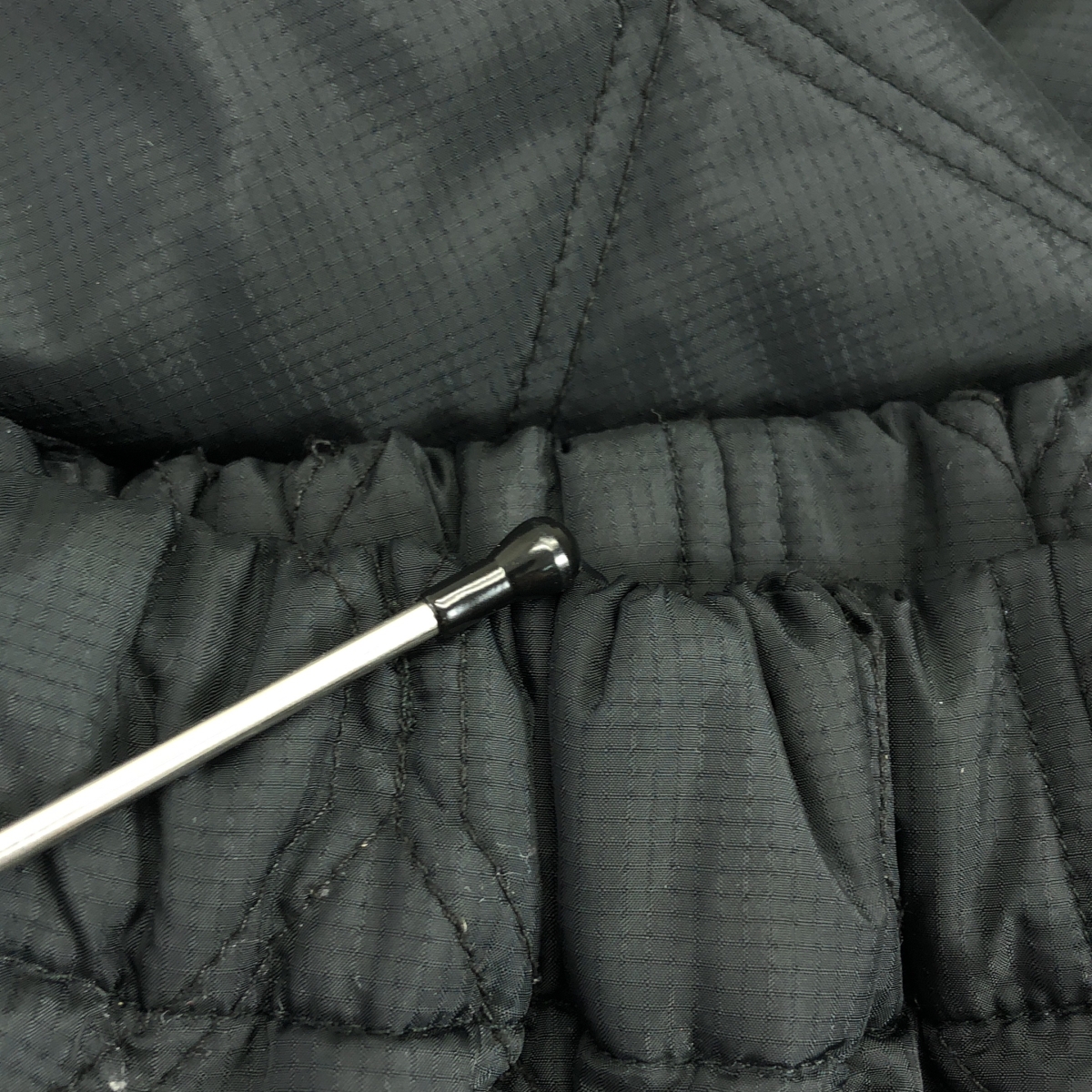 Ganni / ガニー Ripstop Quilt Wavy Hem Skirt キルティング ロングスカート