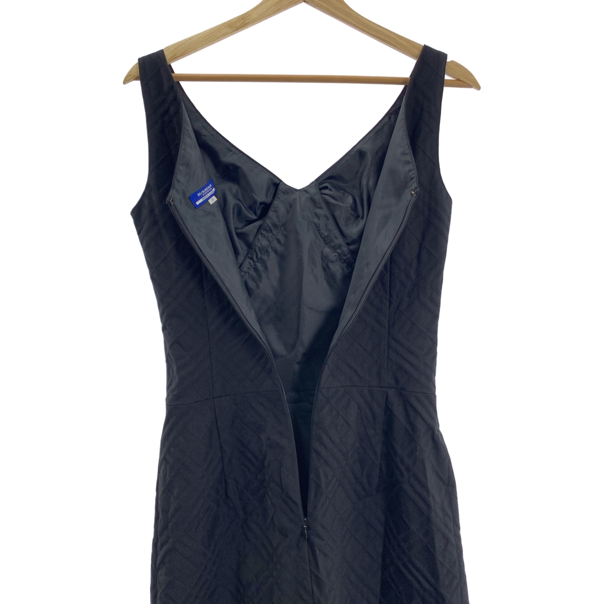 その他 シャドーチェック リボン スリーブレス ワンピース