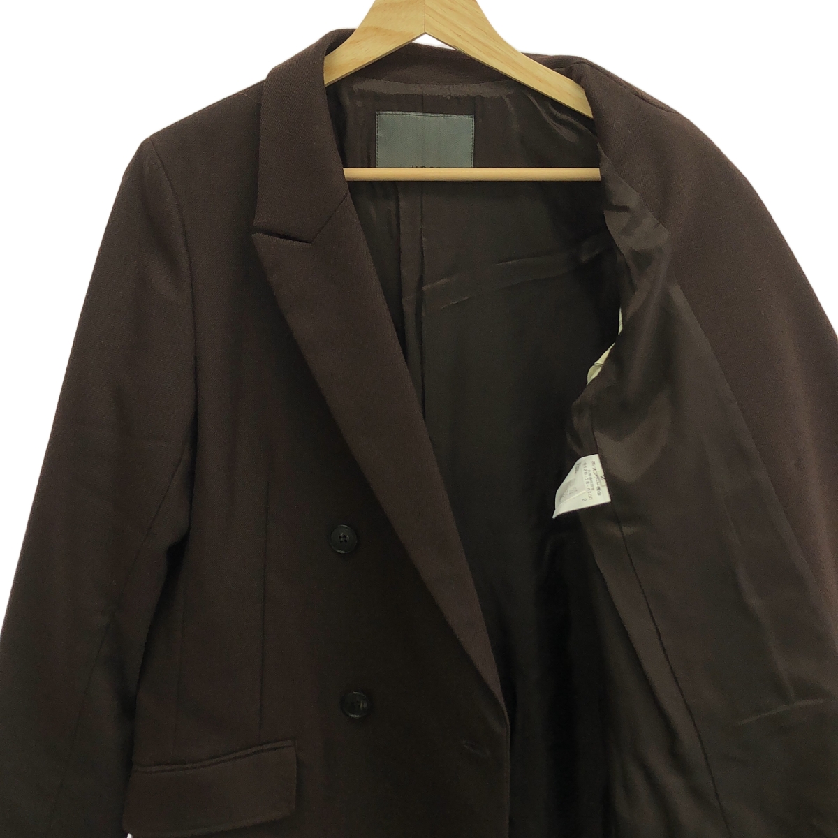 uncrave / アンクレイヴ ダブルブレスト テーラードジャケット / 総裏地