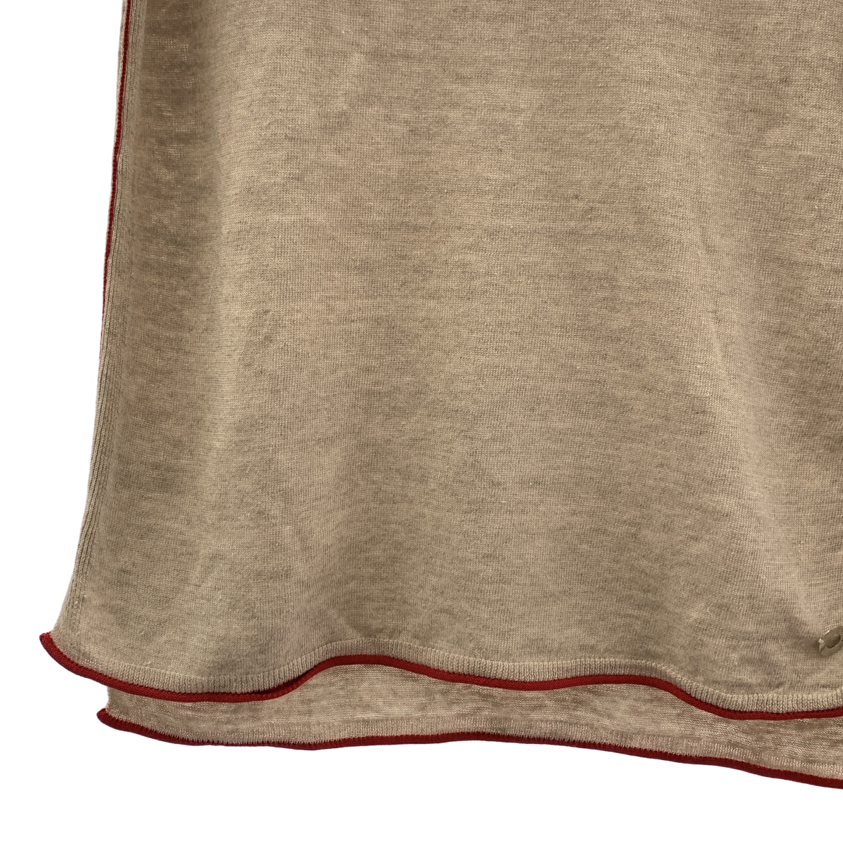 その他 リネン ボーダー ニットTシャツ