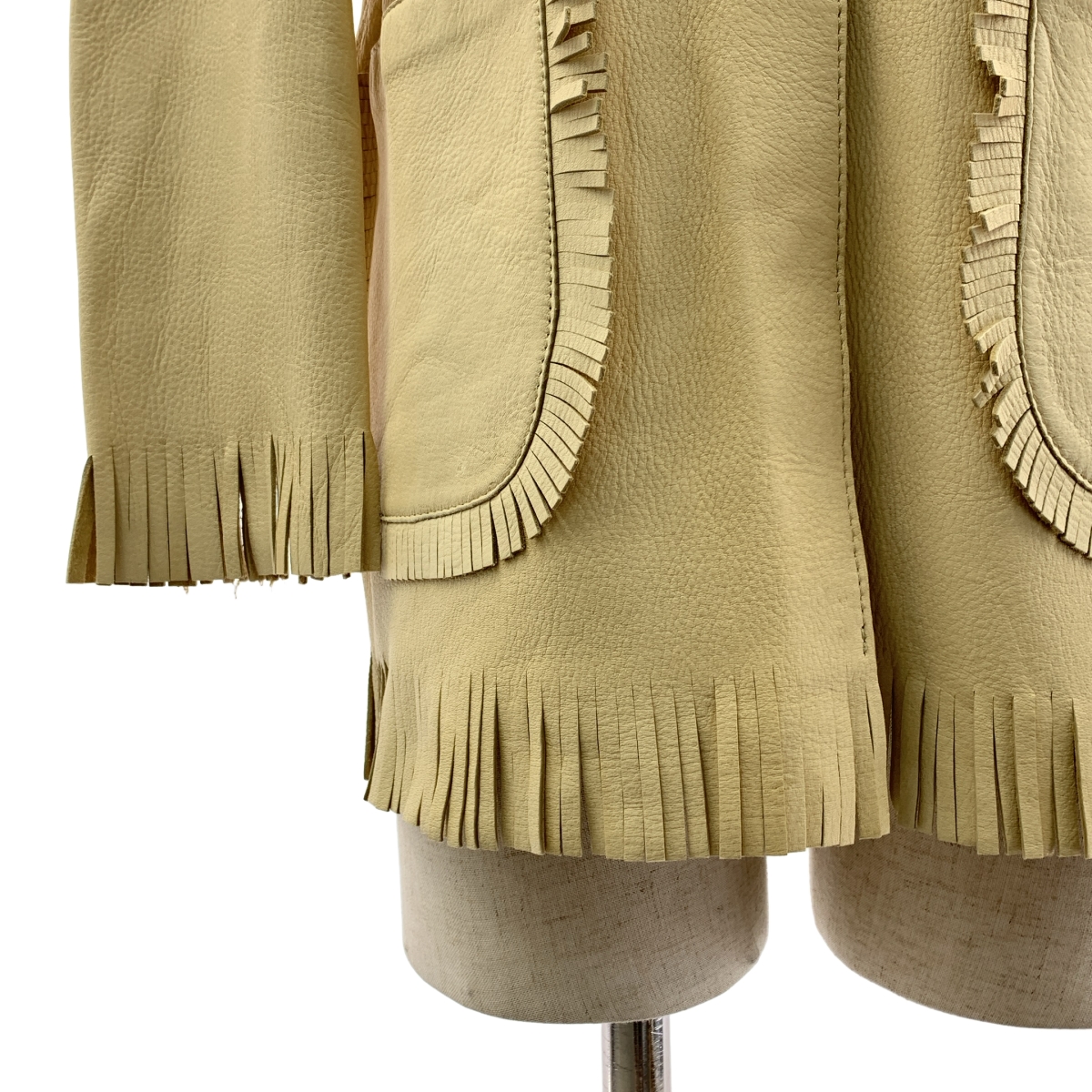 その他 × therapy Pants / Richeards Jacket / 鹿革 レザー エンブロイダリー フリンジ ノーカラー ジャケット