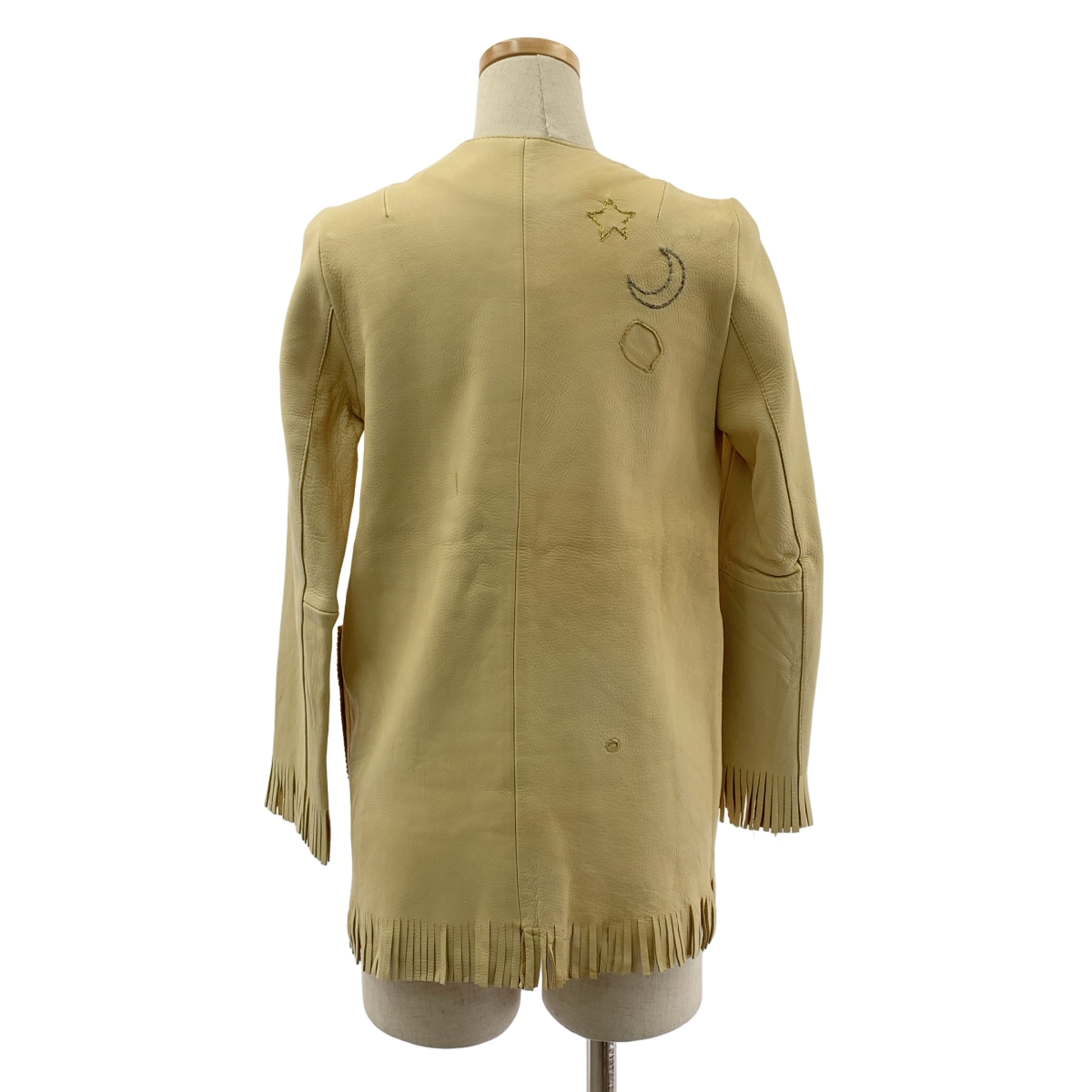 その他 × therapy Pants / Richeards Jacket / 鹿革 レザー エンブロイダリー フリンジ ノーカラー ジャケット