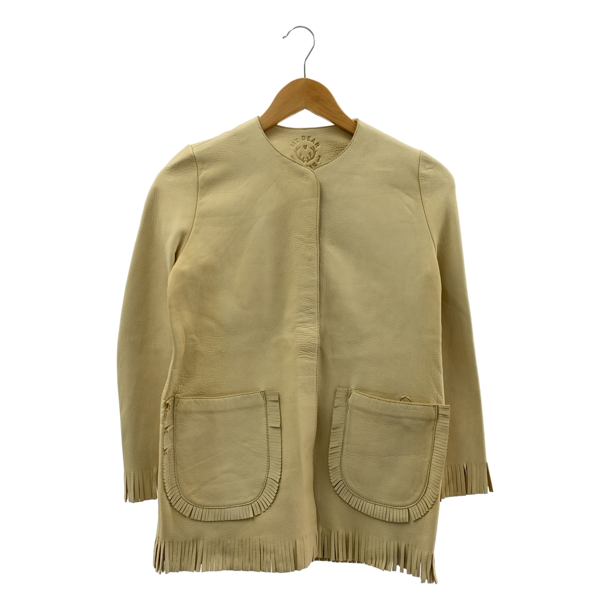 その他 × therapy Pants / Richeards Jacket / 鹿革 レザー エンブロイダリー フリンジ ノーカラー ジャケット