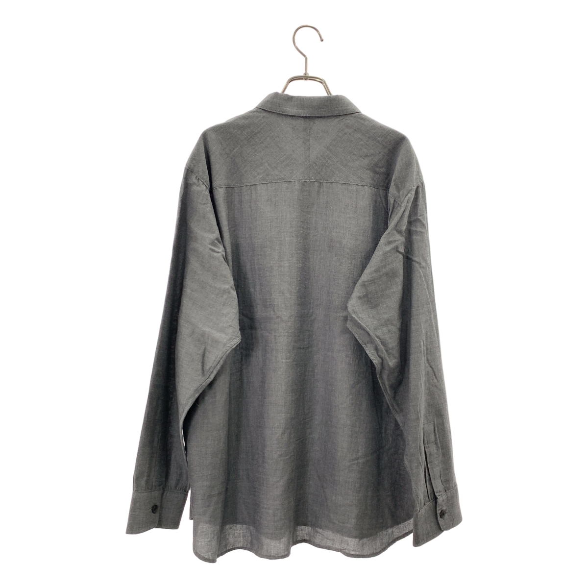 NICENESS / ナイスネス S.TOMMY Heather Chambray Work Shirt シルク コットン シャンブレーシャツ