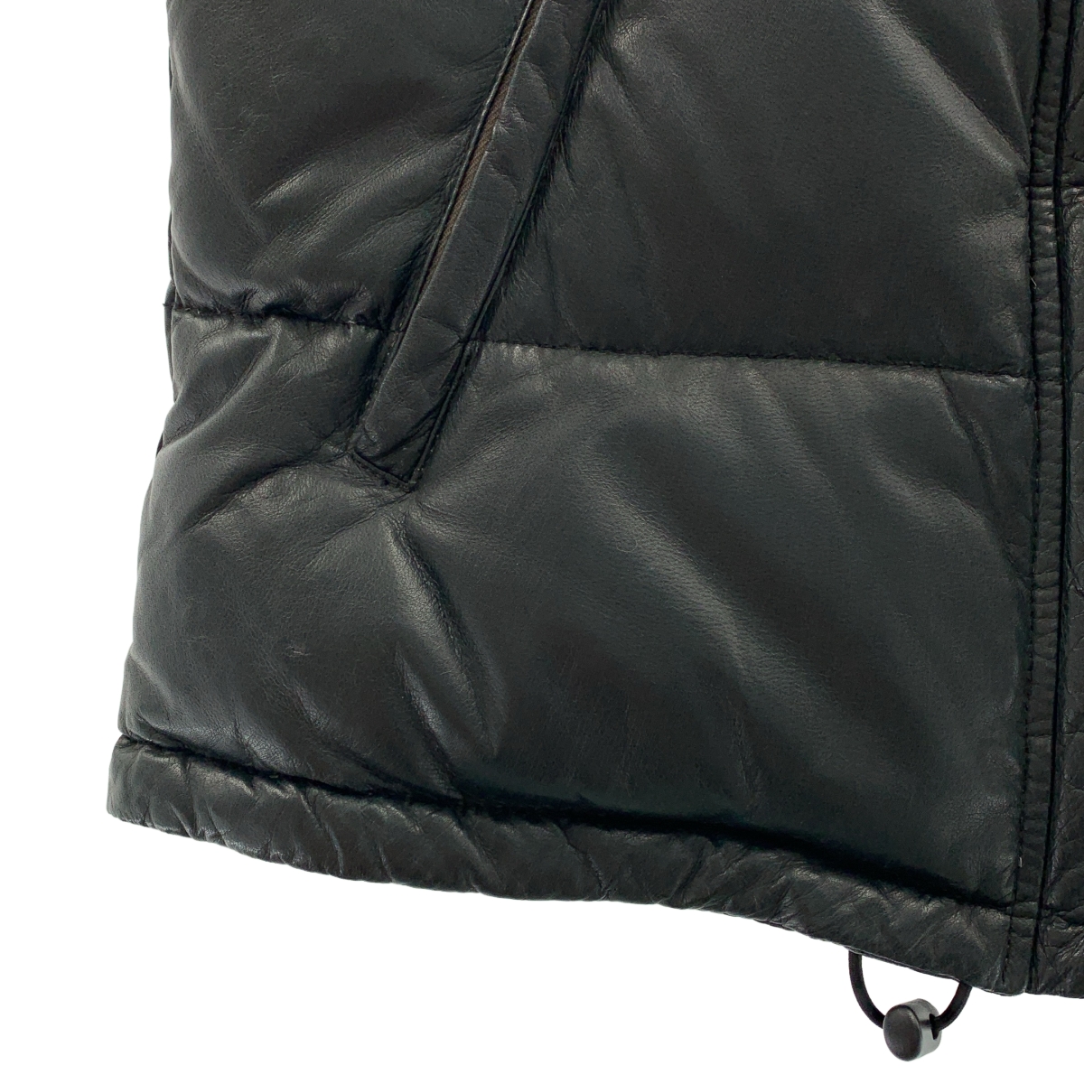 mando / マンド ラビットファー ディアスキン レザー ダウンベスト