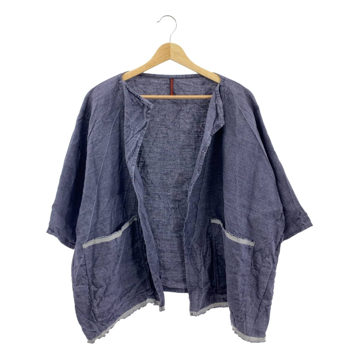 DANIELA GREGIS / ダニエラグレジス リネン ボタンレス カーディガン