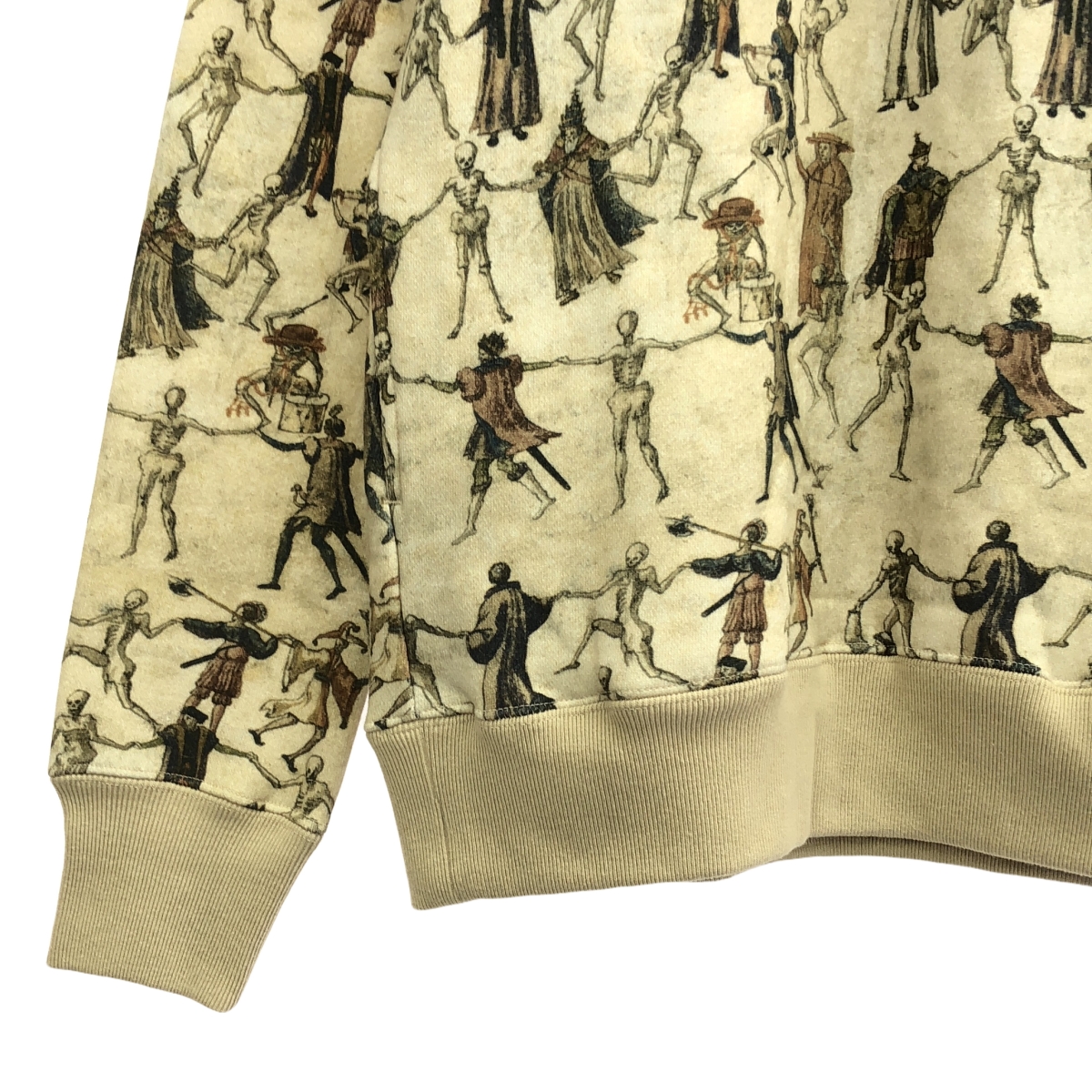 その他 死の舞踏 SKULL 総柄 スウェット スカル