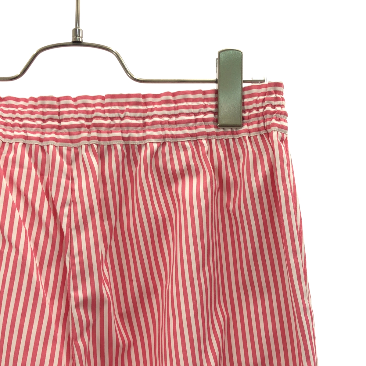 ne Quittez pas / ヌキテパ Cotton Poplin Frill Pants ストライプ フリル イージーパンツ