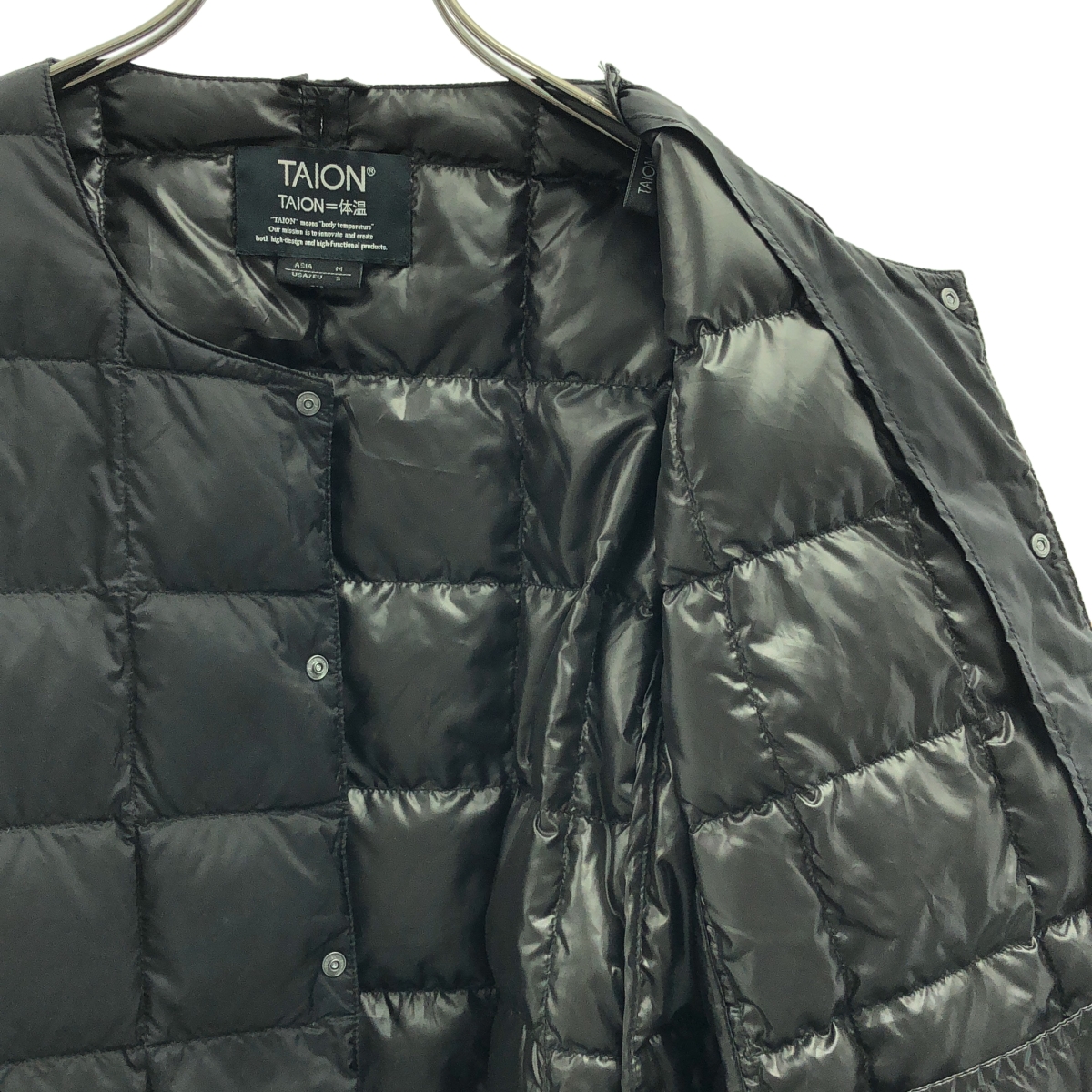 TAION / タイオン クルーネック インナー ダウンジャケット