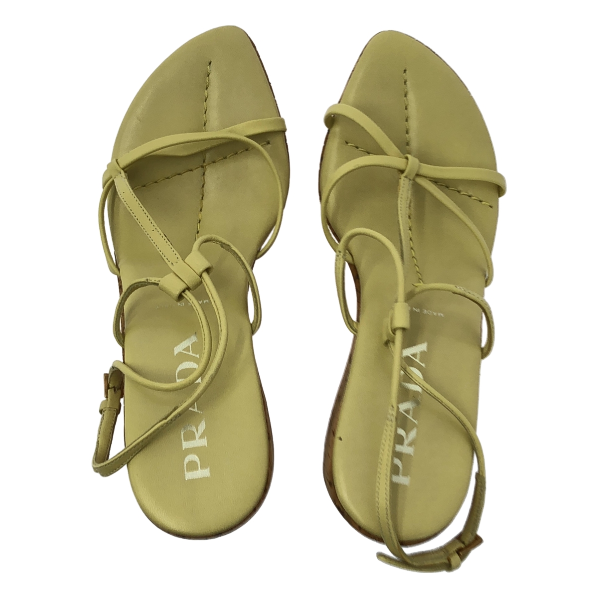 PRADA / プラダ コルクソール ストラップ サンダル