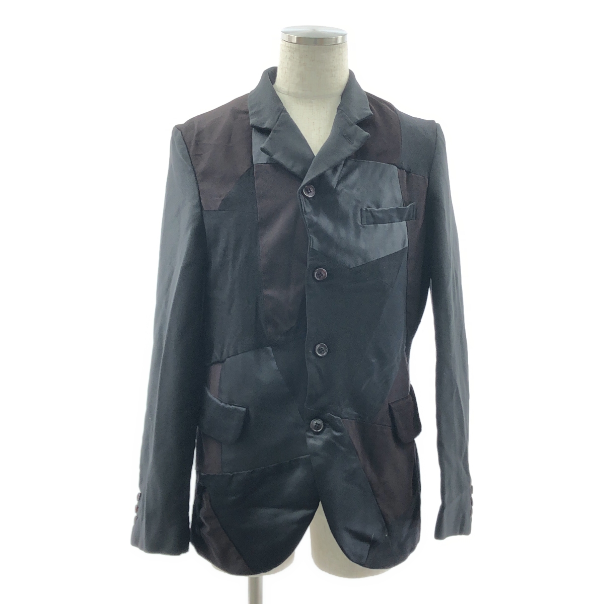 BLACK COMME des GARCONS チャイナシャツジャケット BLACK COMME des GARCONS チャイナシャツジャケット/M