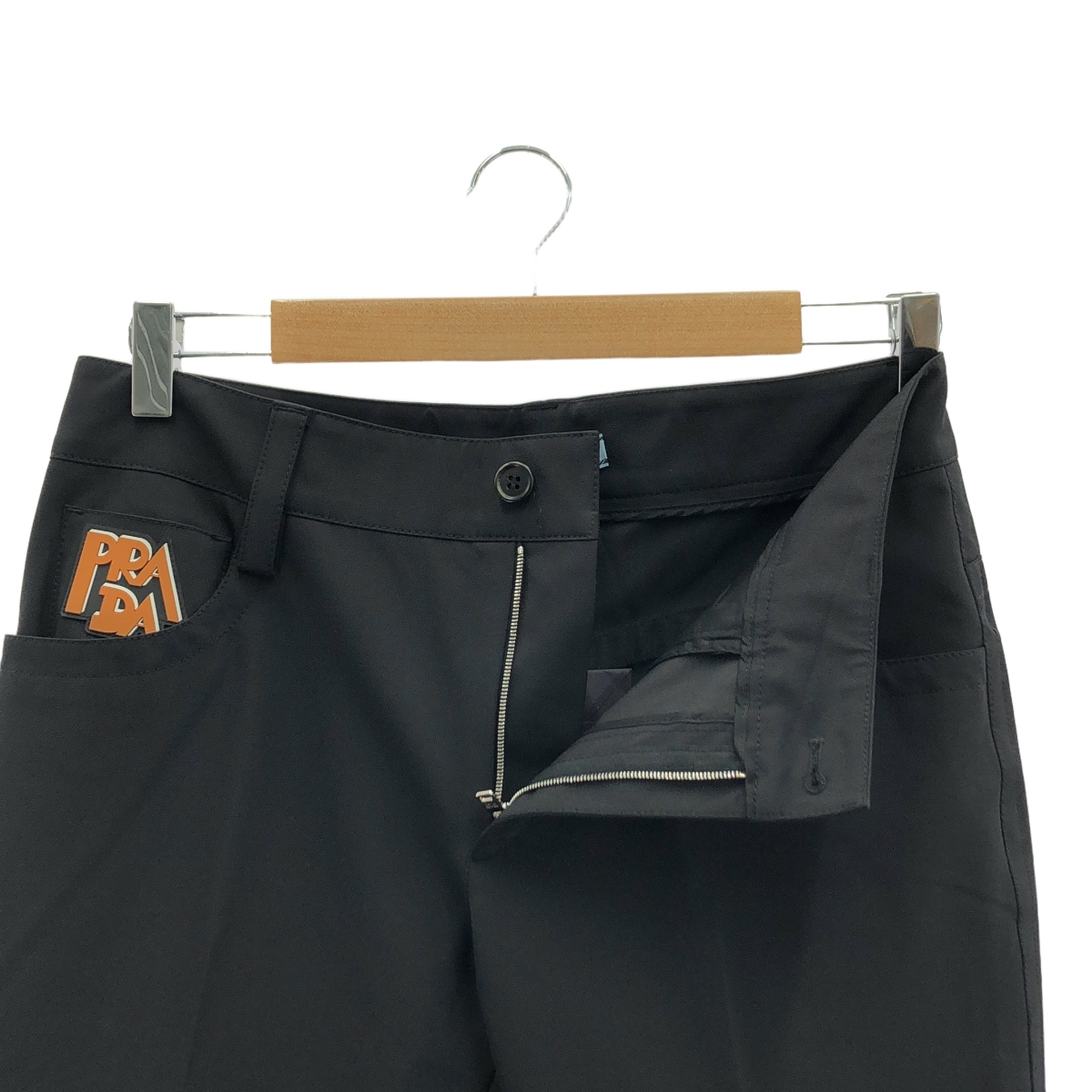 PRADA / プラダ ロゴ ラバーパッチ スラックス